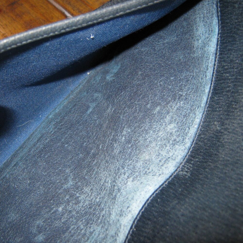 Authentic Vintage Navy Gucci Shoulder Bag - Picture 11 of 16
